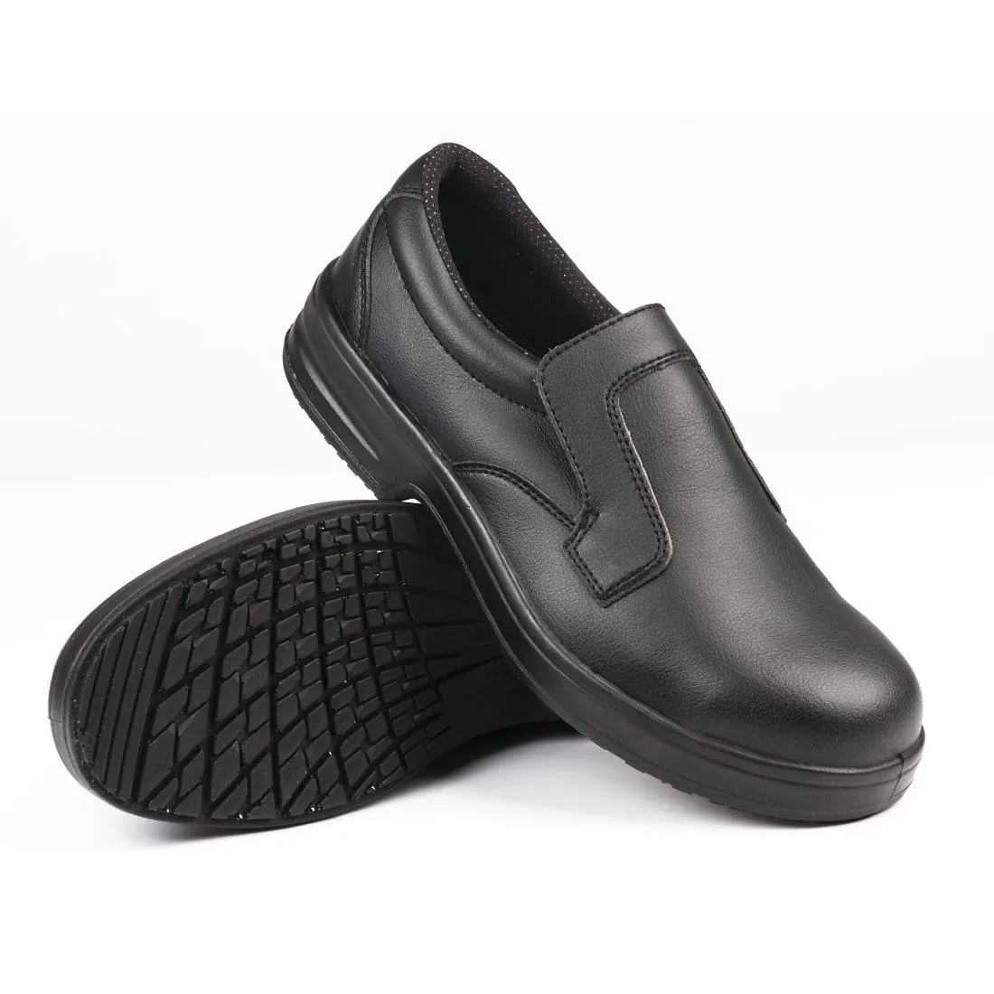 A845-37 Slipbuster Lite Slip On Safety Shoes Black 37