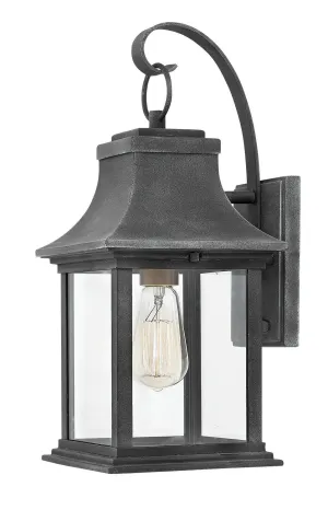 Adair LED Wall Mount in Aged Zinc