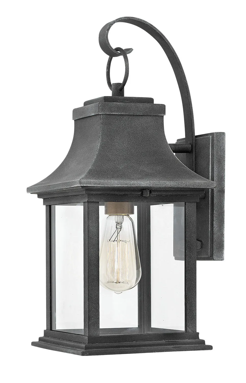 Adair LED Wall Mount in Aged Zinc