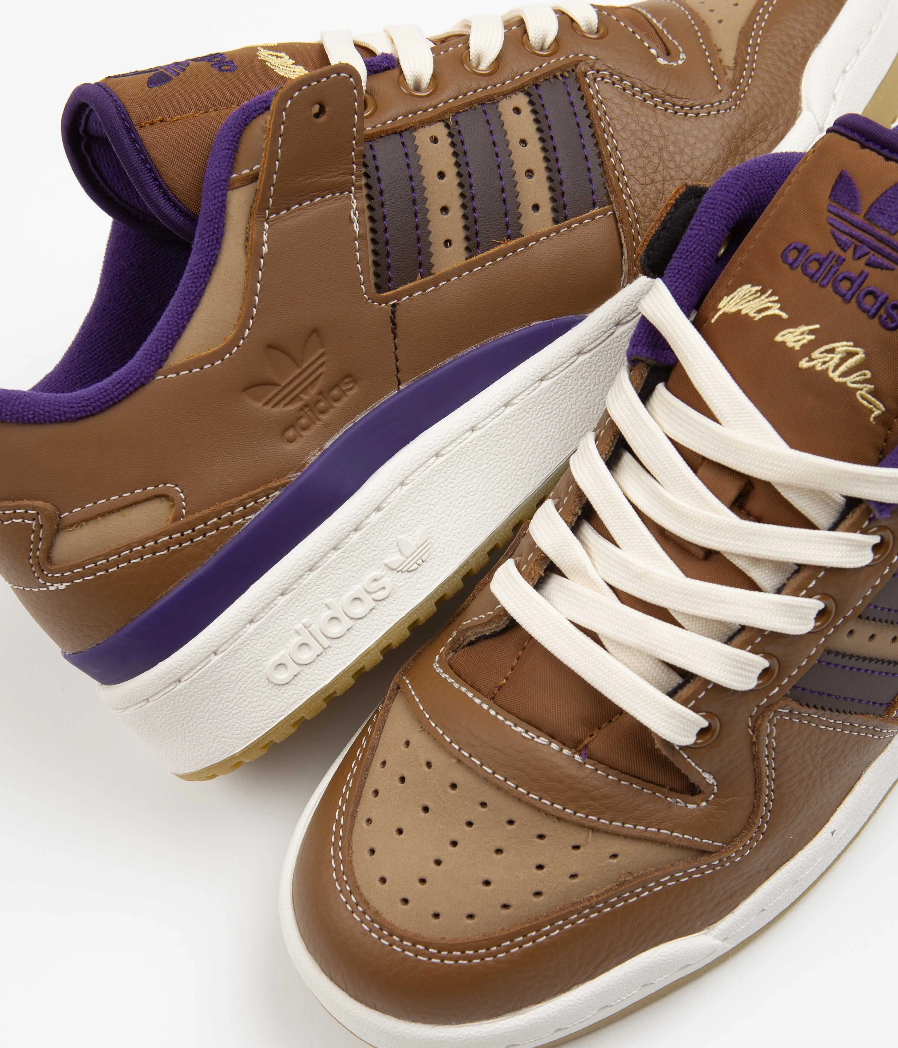 Adidas Heitor Forum 84 Low ADV Shoes - Wild Brown / Cardboard / Dark Brown
