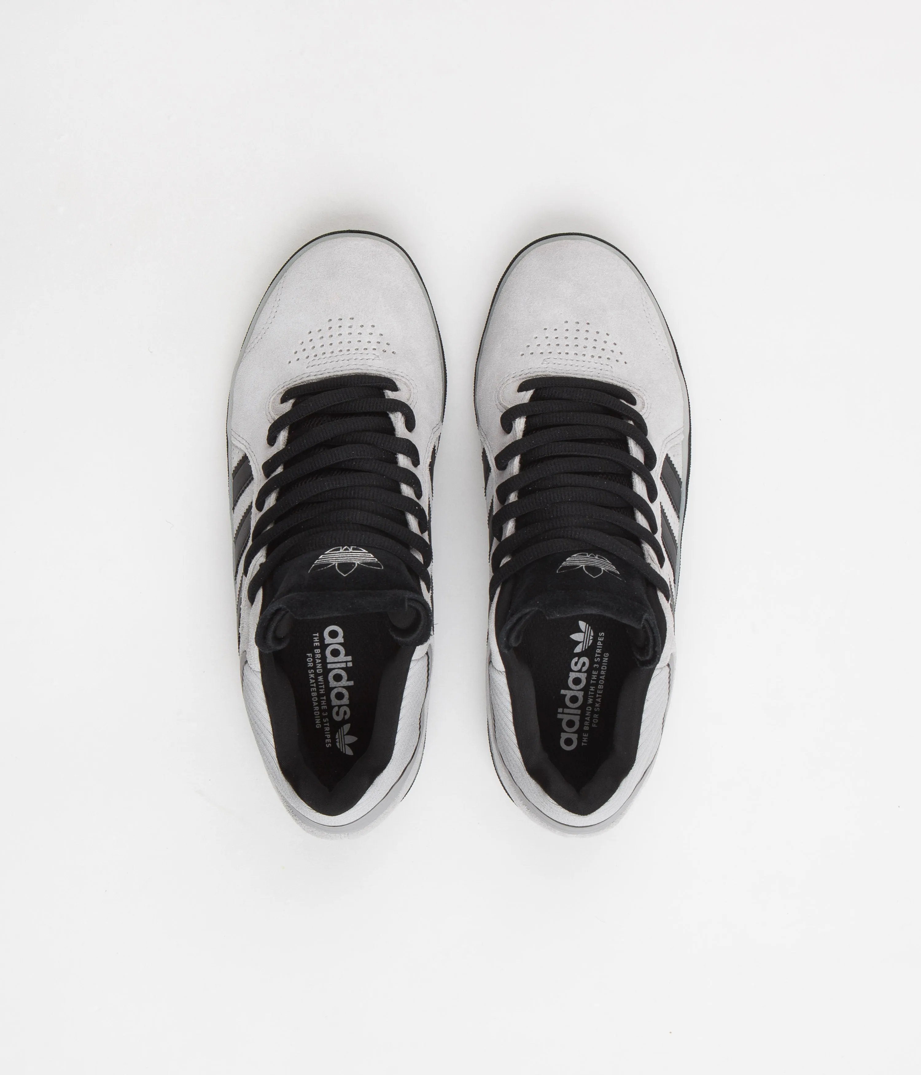 Adidas Tyshawn Shoes - Grey Two / Core Black / Silver Metallic