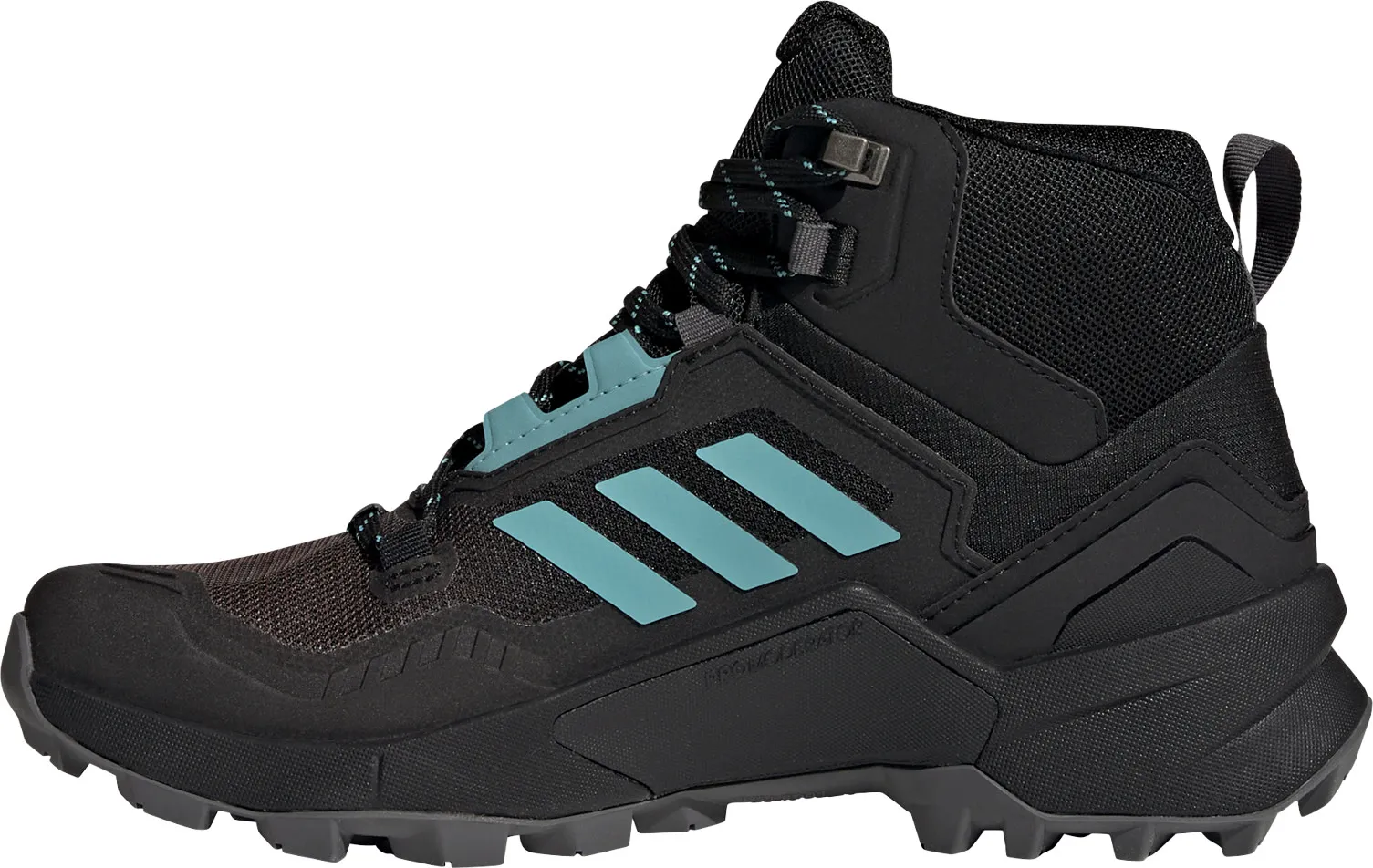 Adidas Women&#x27;s Terrex Swift R3 Mid GORE-TEX Hiking Shoes Core Black/Grey Five/Acid Red | Buy Adidas Women&#x27;s Terrex Swift R3 Mid GORE-TEX Hiking Shoes Core Black/Grey Five/Acid Red here | Outnorth