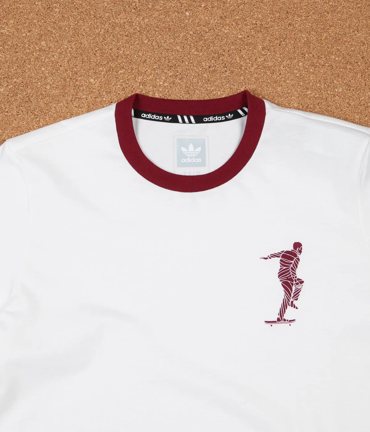 Adidas x Magenta T-Shirt - White / Collegiate Burgundy