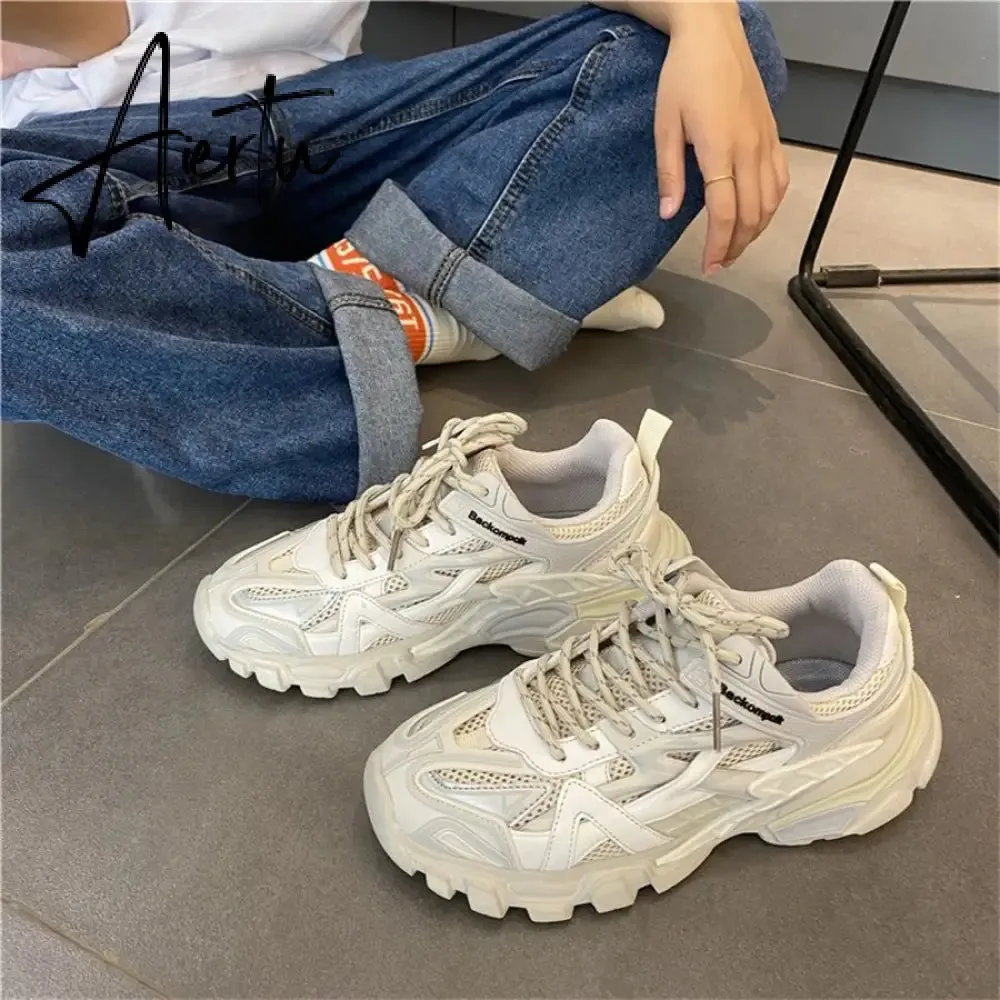 Aiertu  Designer Classic Women's Vulcanize Shoes Retro Platform Casual Sneakers Women Leisure Jogging Shoes Fashion Vulcanized Sneaker