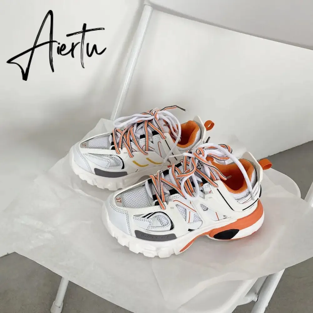 Aiertu  Designer Classic Women's Vulcanize Shoes Retro Platform Casual Sneakers Women Leisure Jogging Shoes Fashion Vulcanized Sneaker