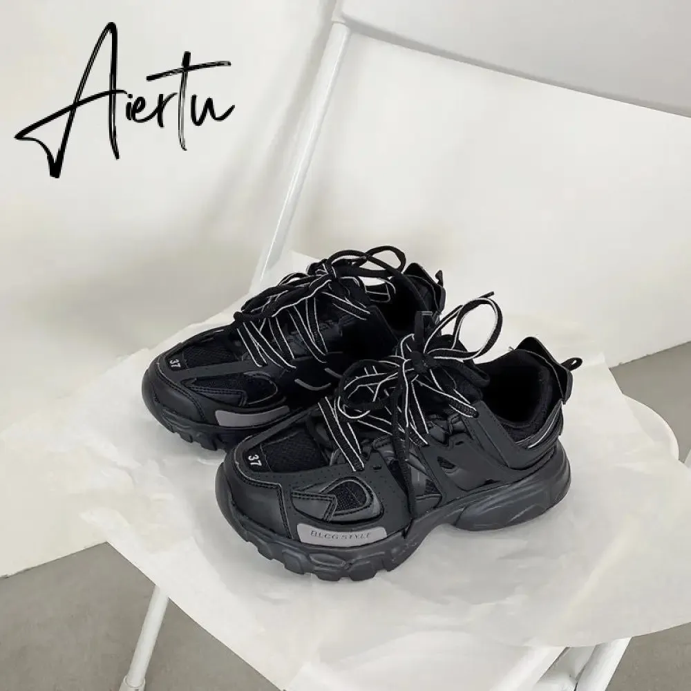 Aiertu  Designer Classic Women's Vulcanize Shoes Retro Platform Casual Sneakers Women Leisure Jogging Shoes Fashion Vulcanized Sneaker