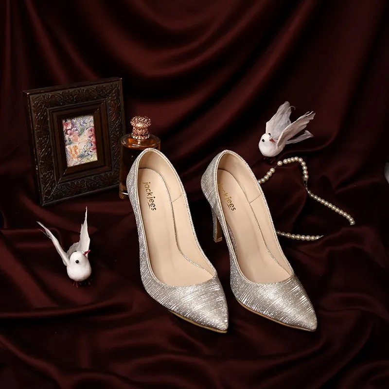 Allure Heels Silver