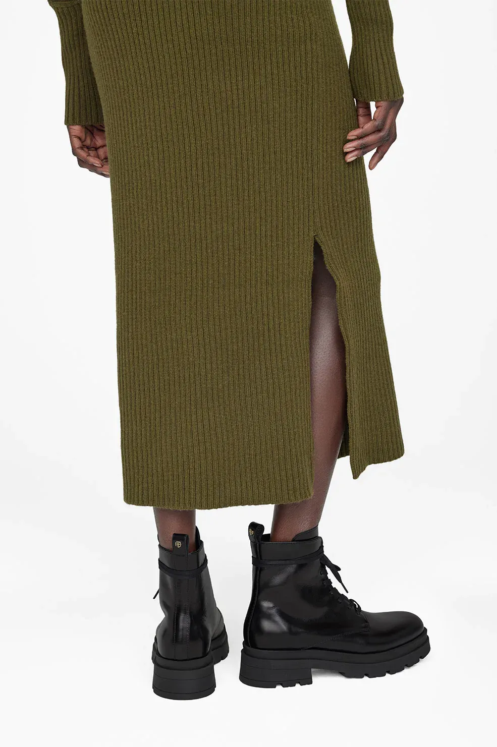 Anine Bing - Luc Combat Boots in Black