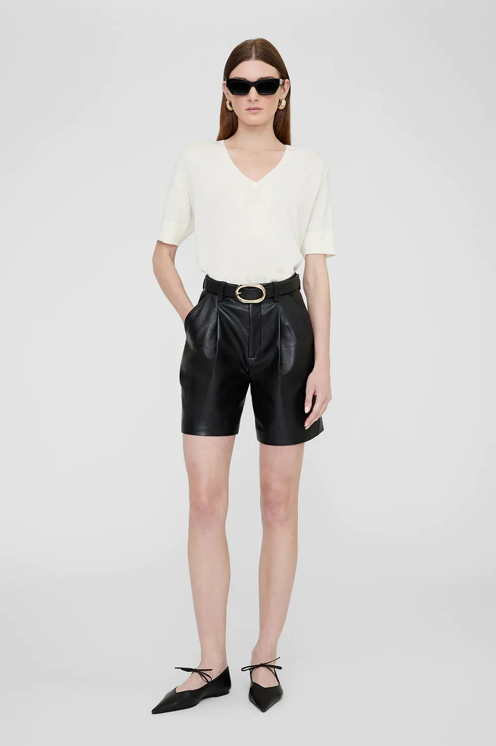 Anine Bing - Nikki Flat in Black