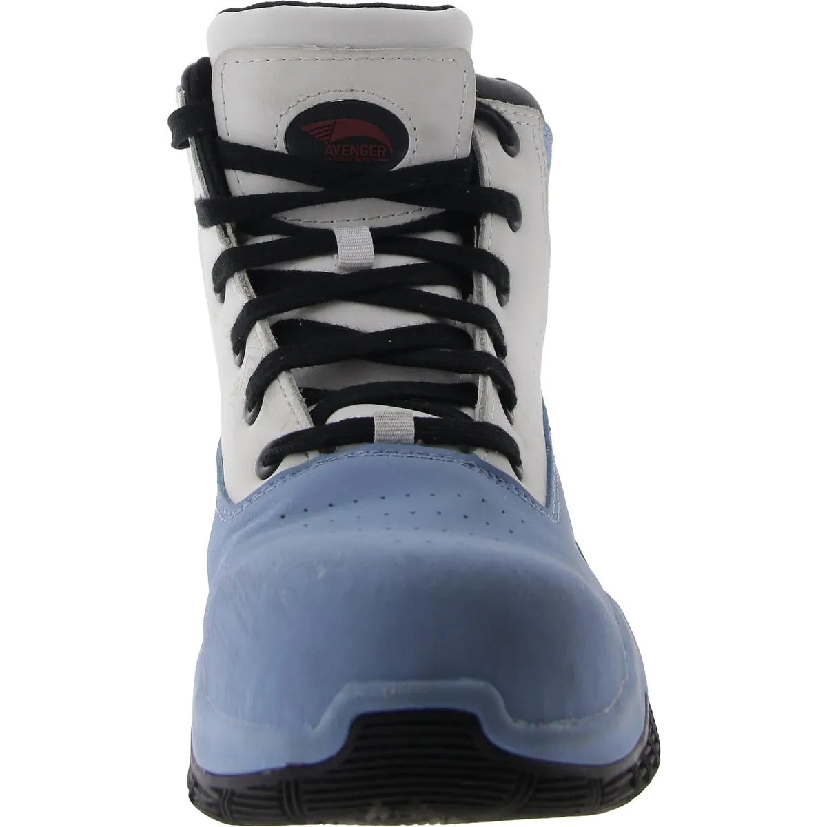 Avenger Mens Leather Slip Resistant Work & Safety Shoes