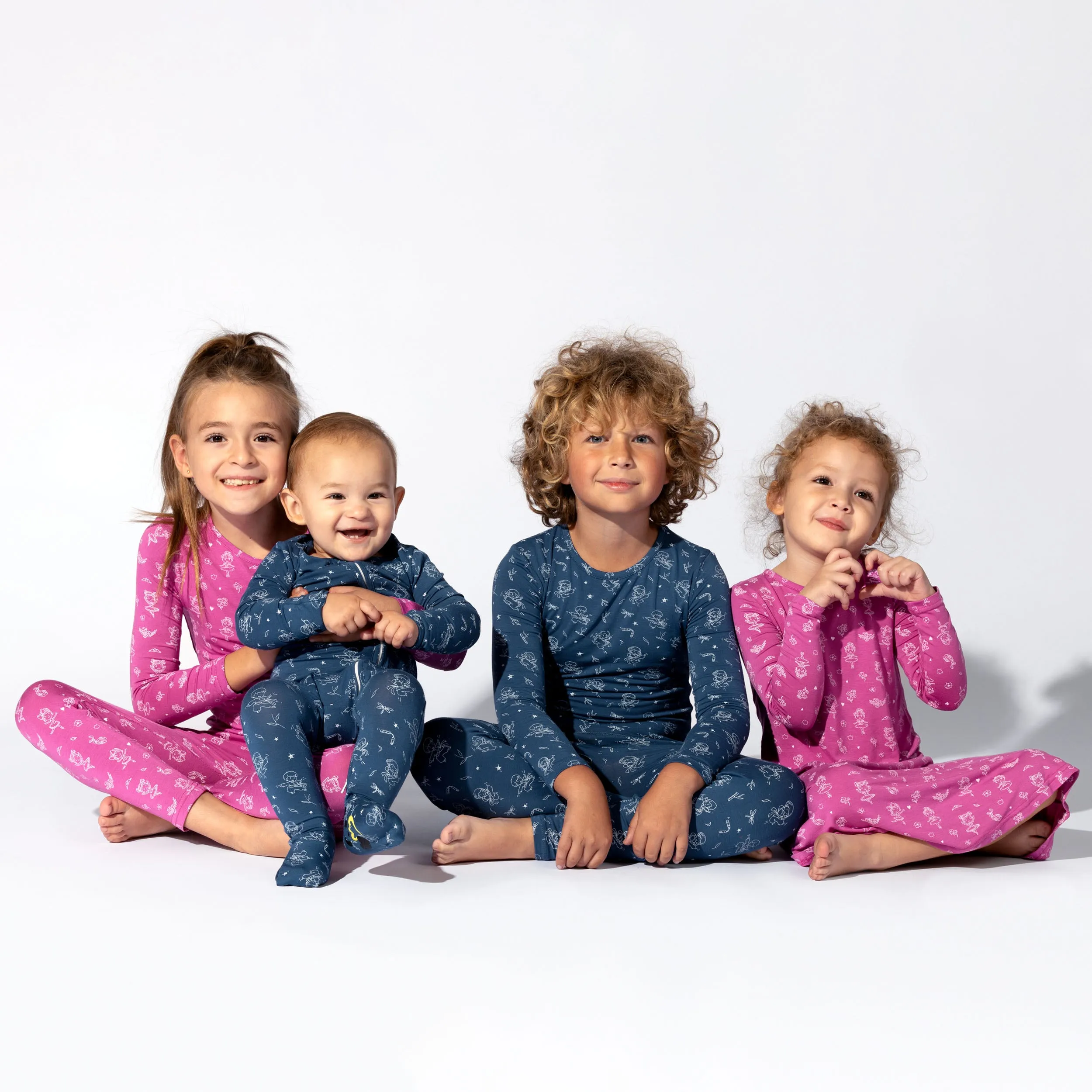 Ballerina Bamboo Girls' Long Sleeve Dress