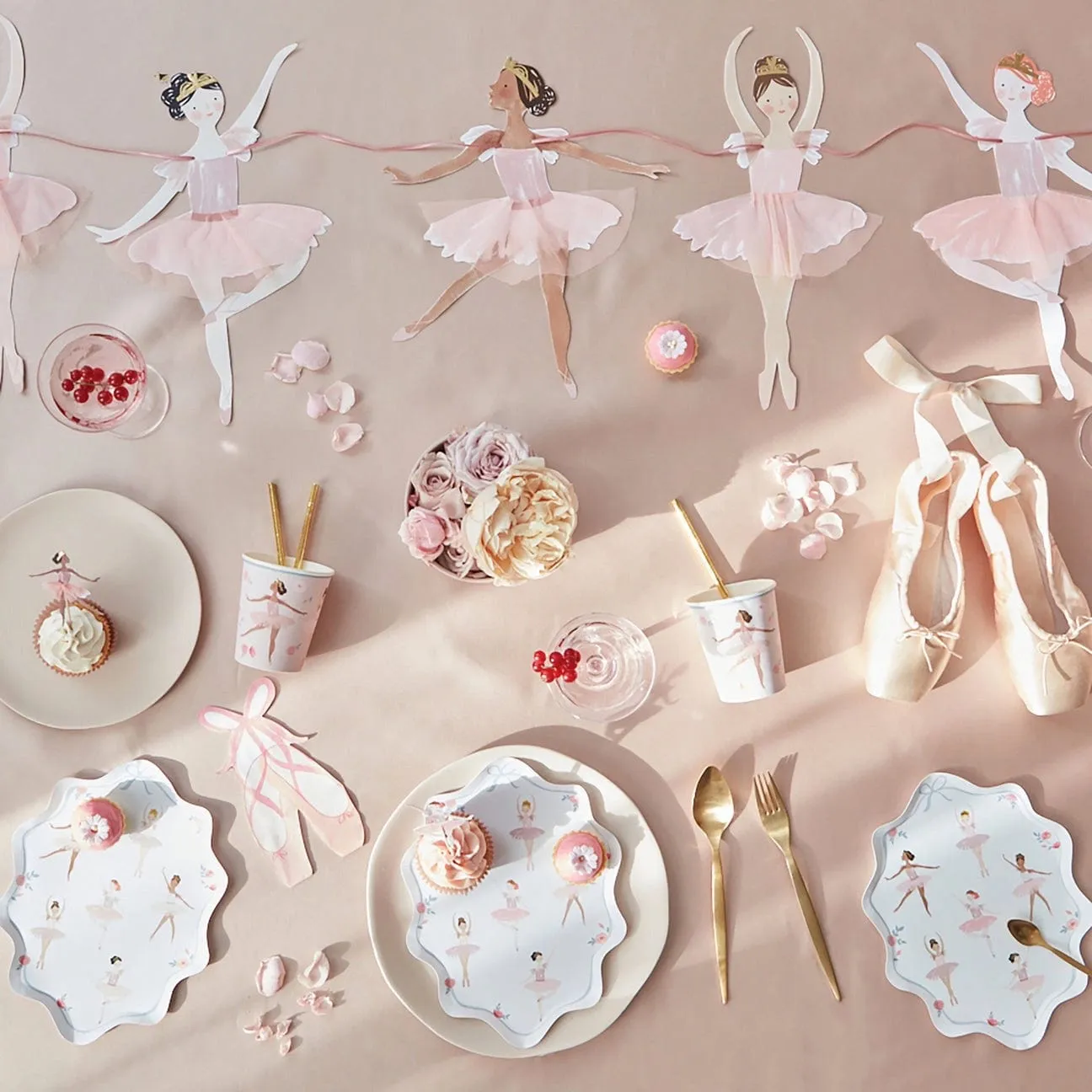 Ballerina Party Plates x 8