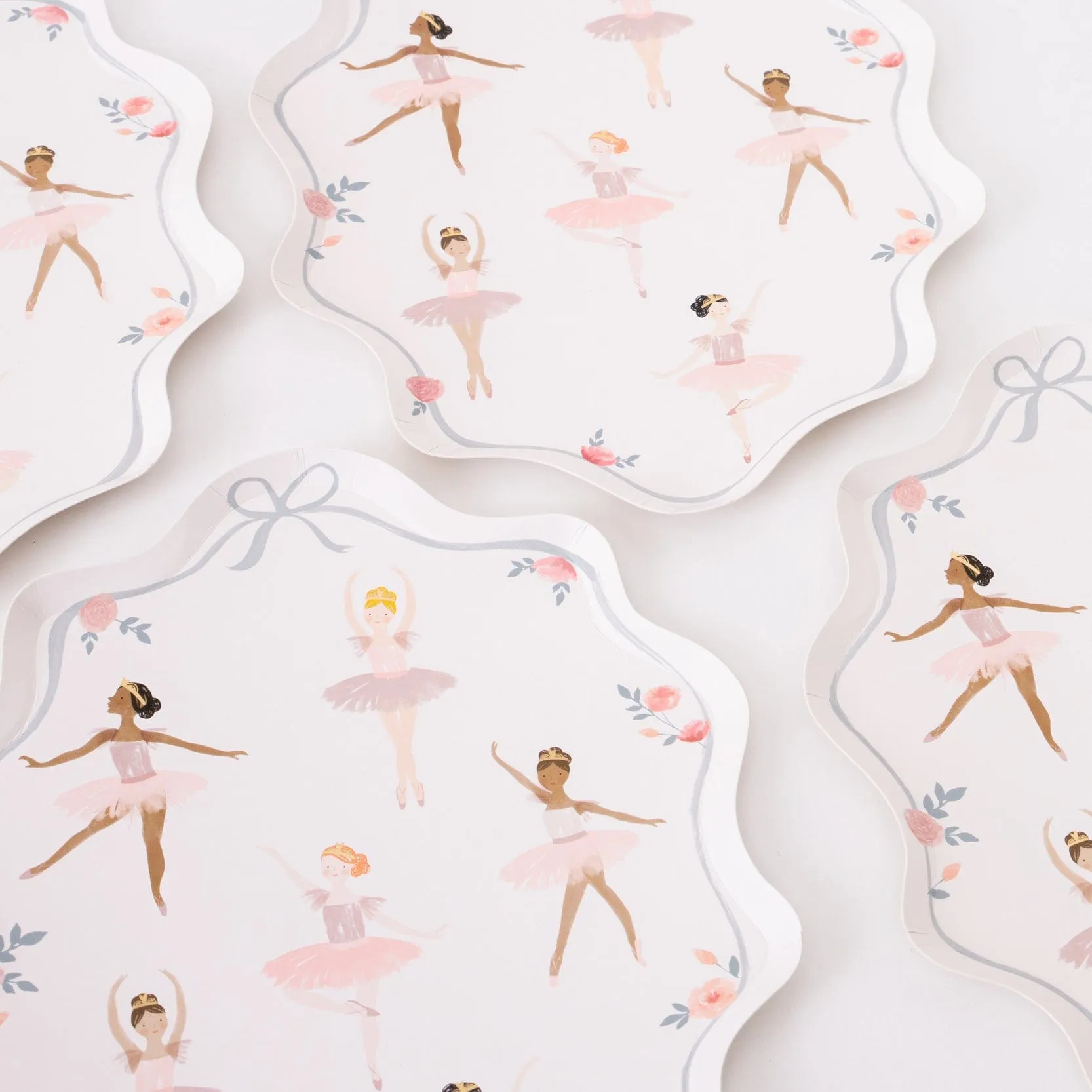 Ballerina Party Plates x 8