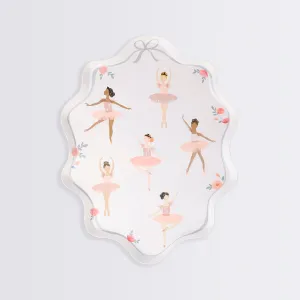 Ballerina Party Plates x 8