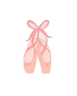 Ballerina Slipper Napkins (Pack 16)