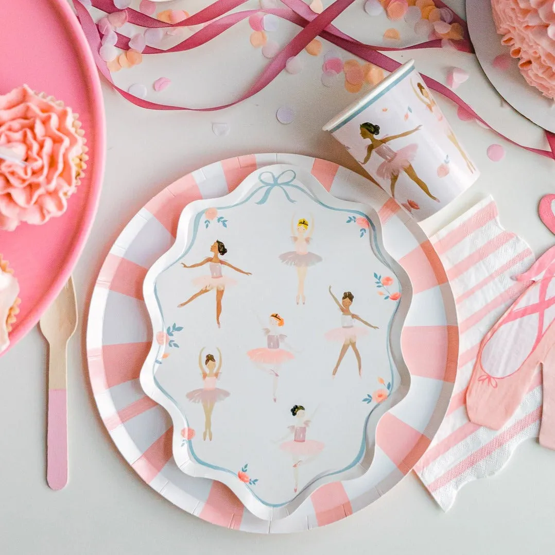 BALLERINA THEMED PARTY PLATES
