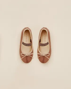 BALLET FLATS | Rose GOLD METALLIC