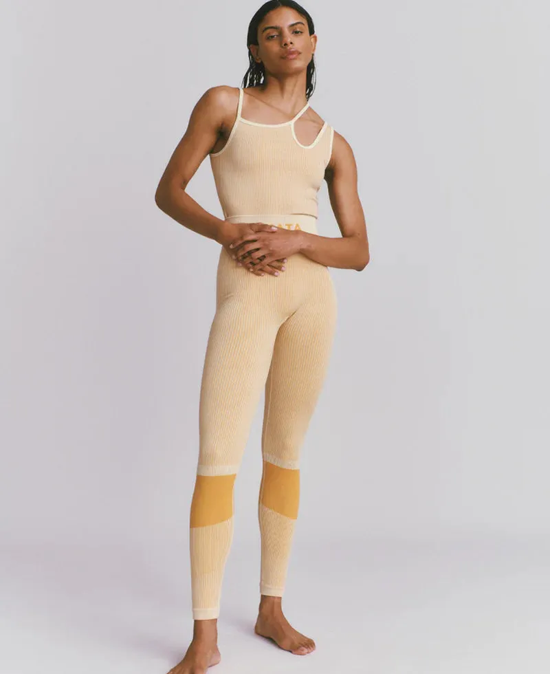 BALLET LEGGING - MARIGOLD/PISTACHIO