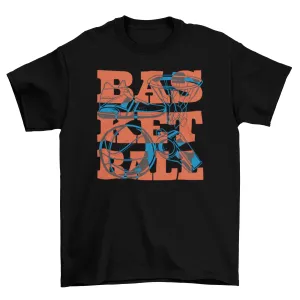 Basketball sport equipment t-shirt