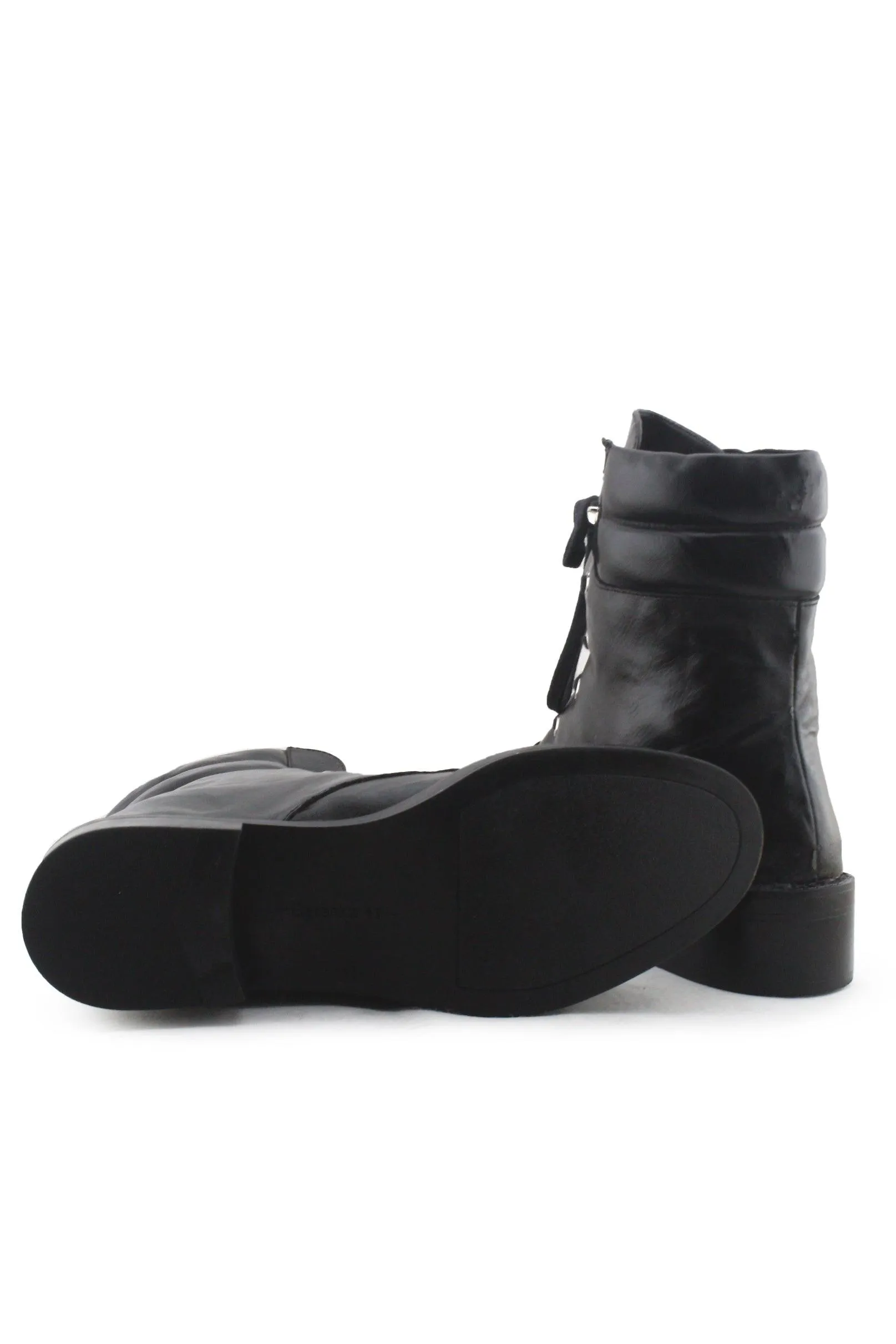 Bershka Laces Ankle Boots | 100% Authentic Leather