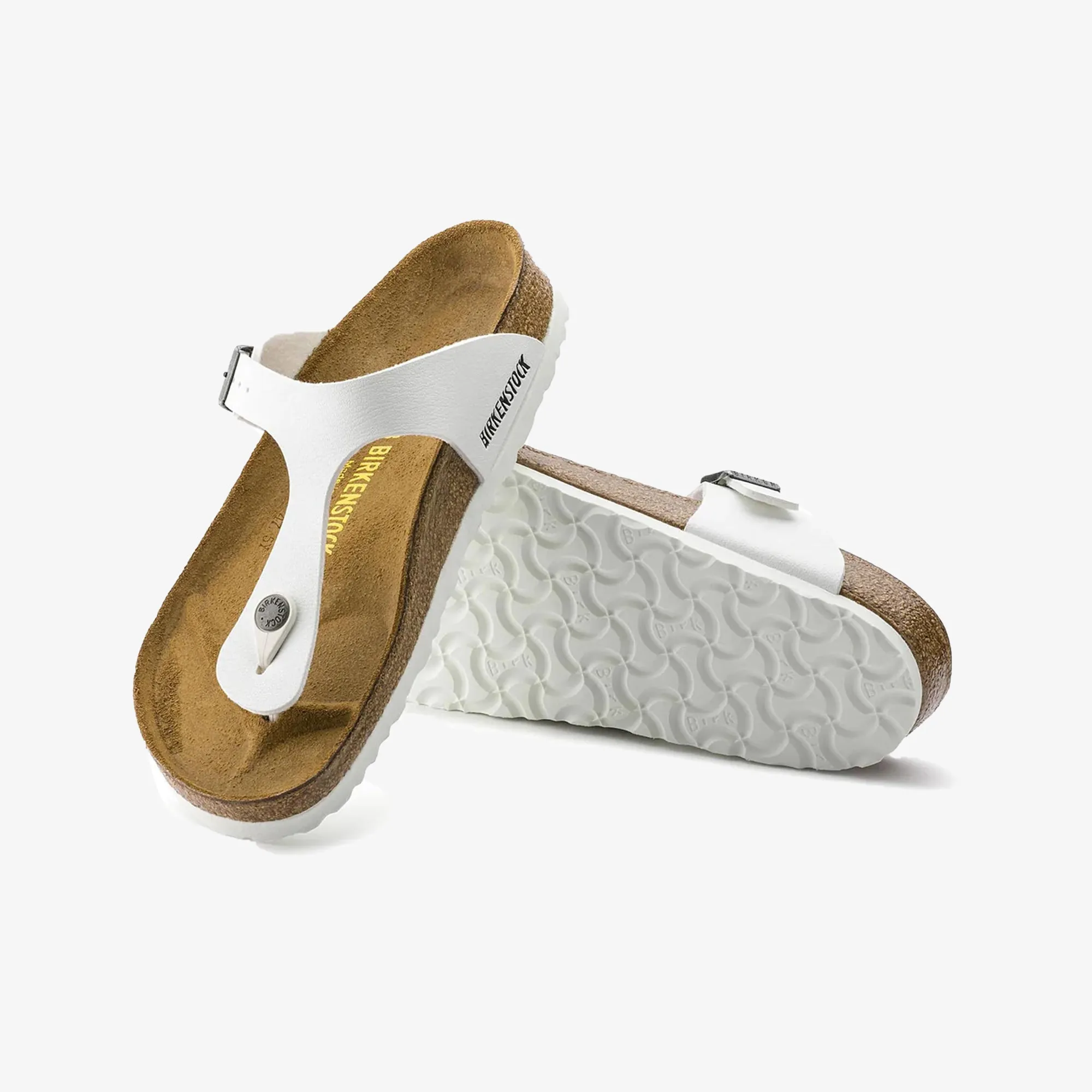 Birkenstock | WMN'S GIZEH BIRKO-FLOR  { WHITE