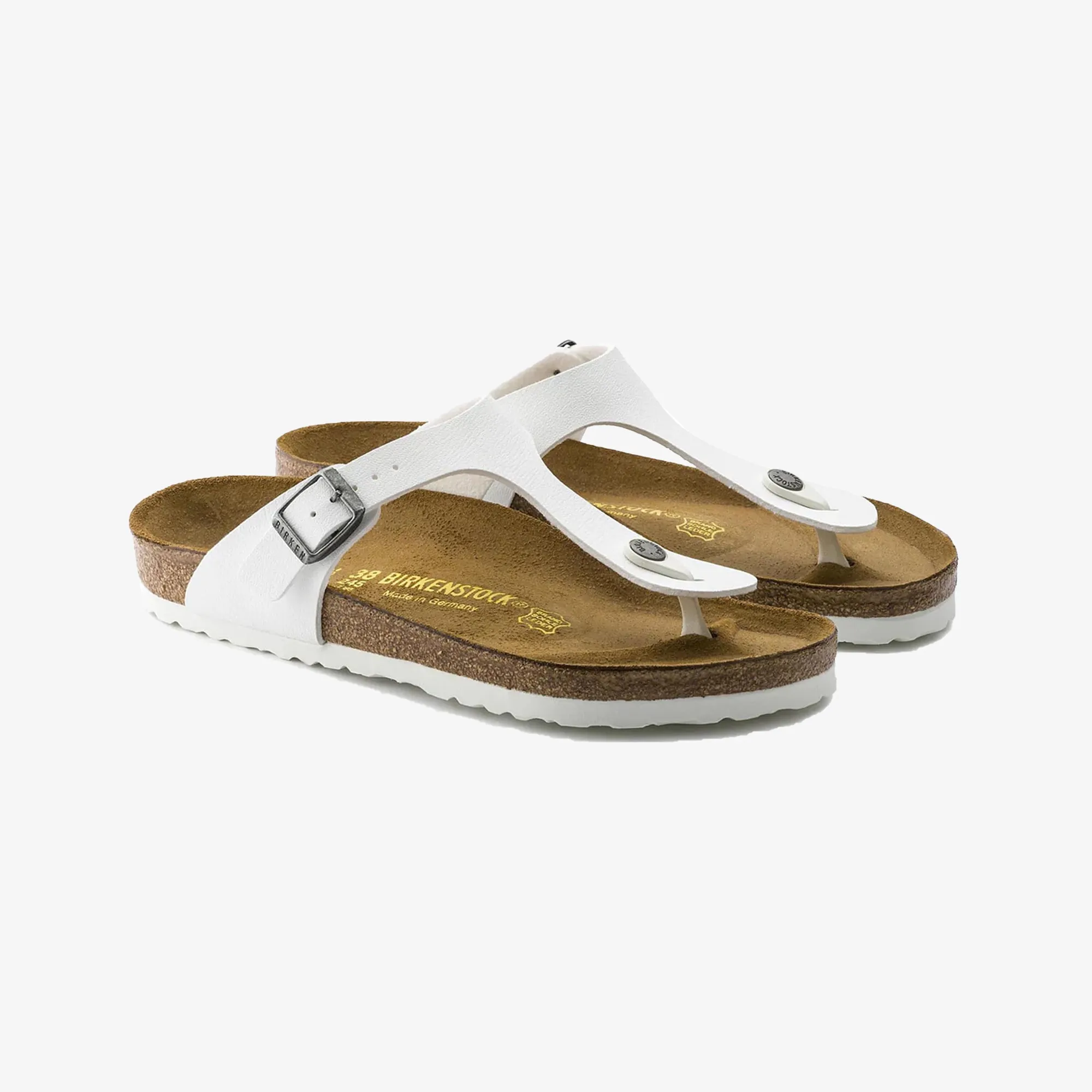 Birkenstock | WMN'S GIZEH BIRKO-FLOR  { WHITE
