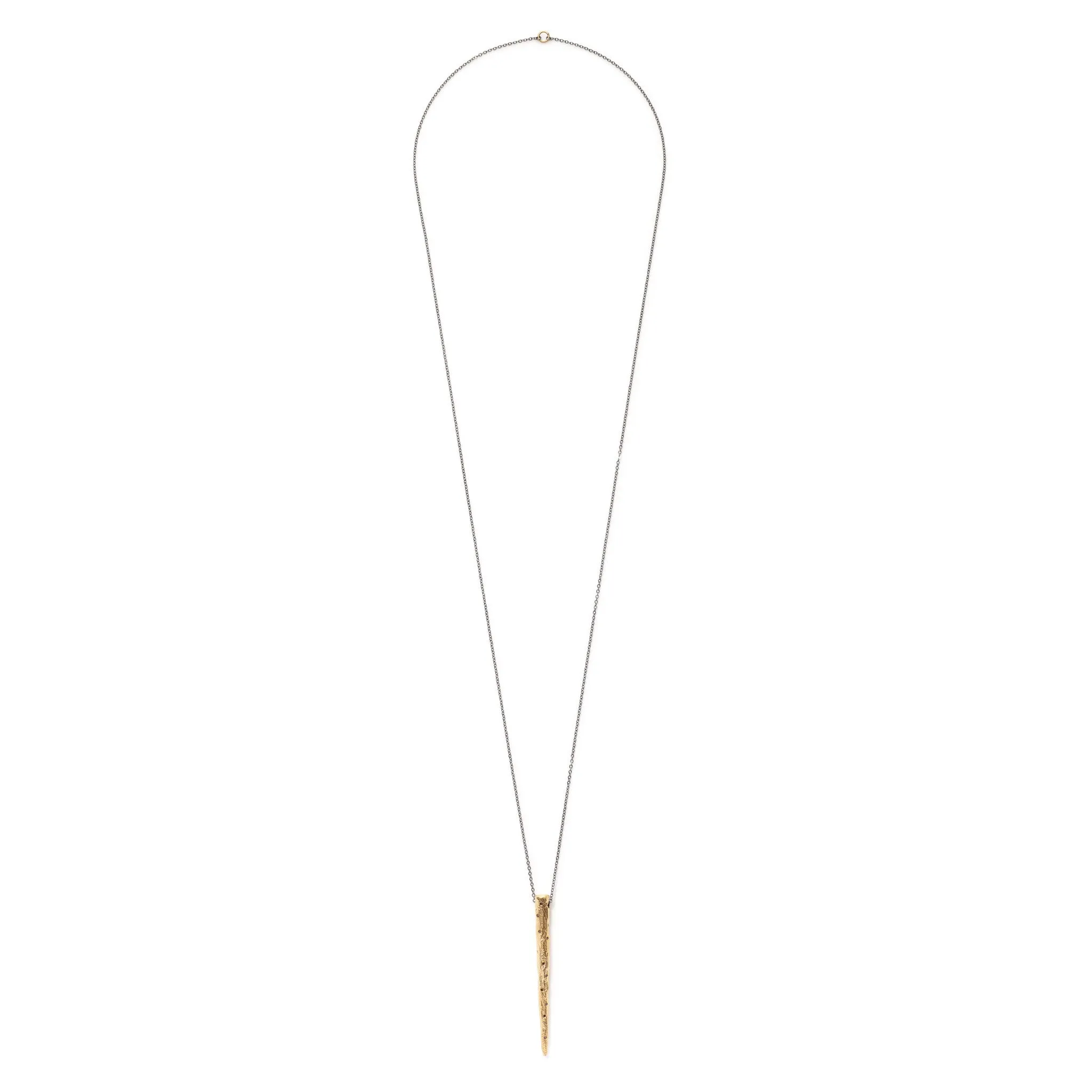Black Diamond Thorn Necklace