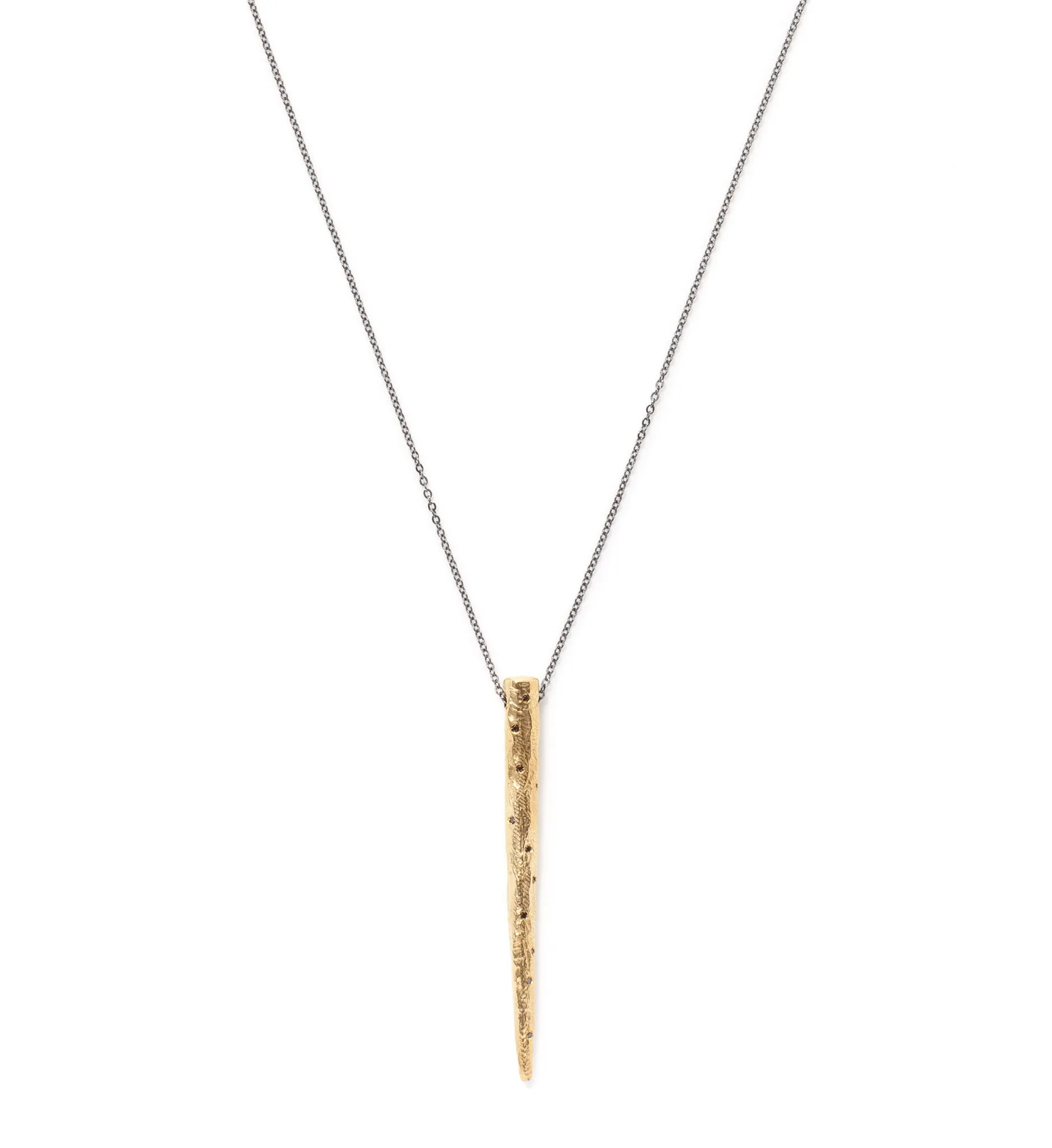 Black Diamond Thorn Necklace