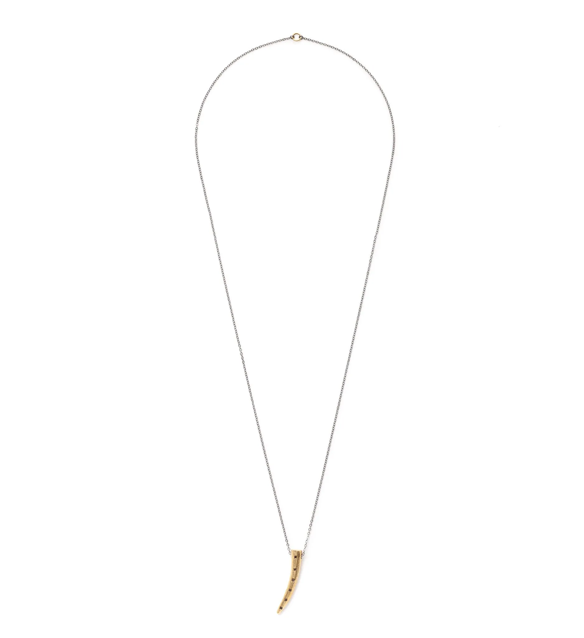 Black Diamond Tusk Necklace