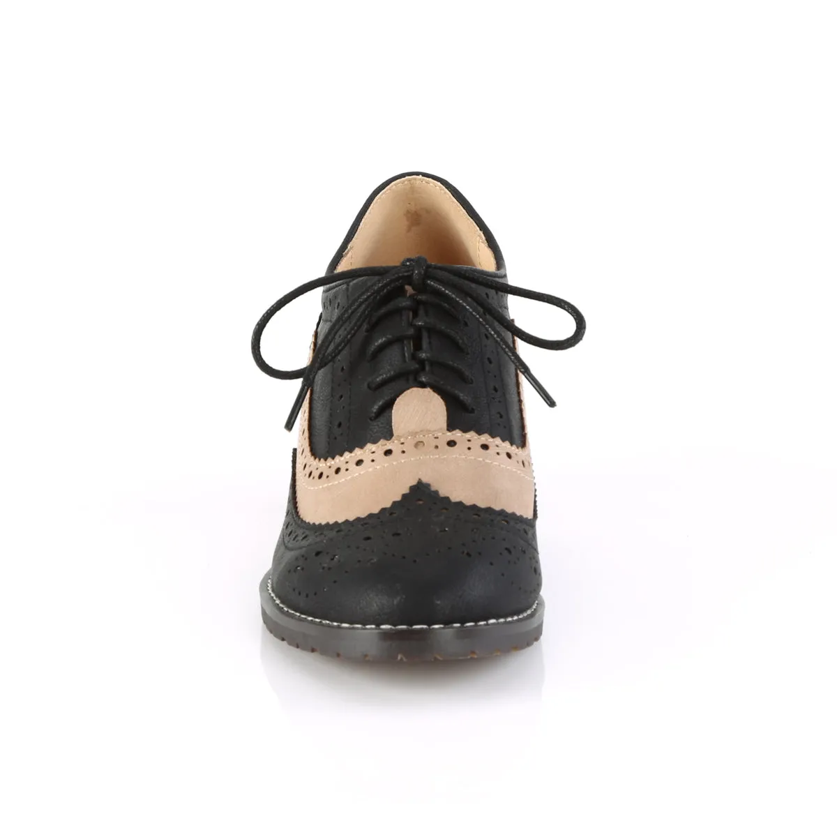 Black-Tan Wingtip Shoes
