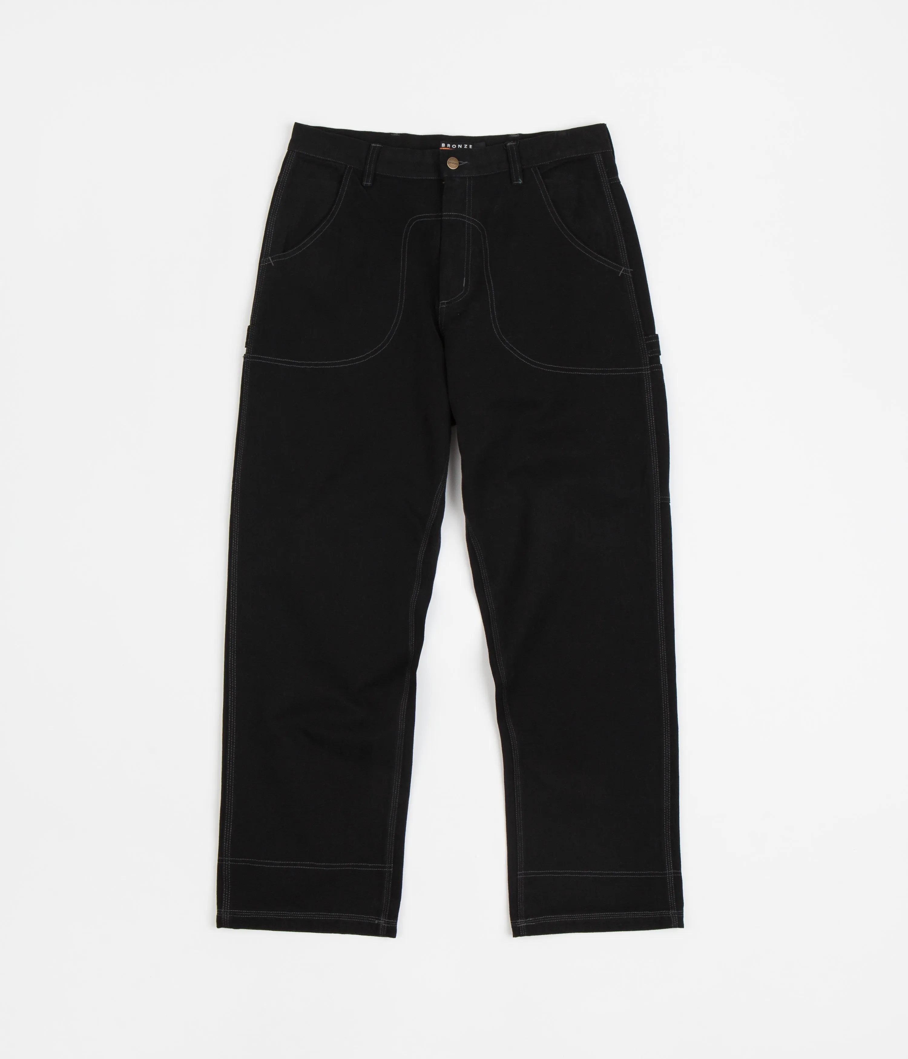 Bronze 56K 56 Duck Canvas Pants - Black