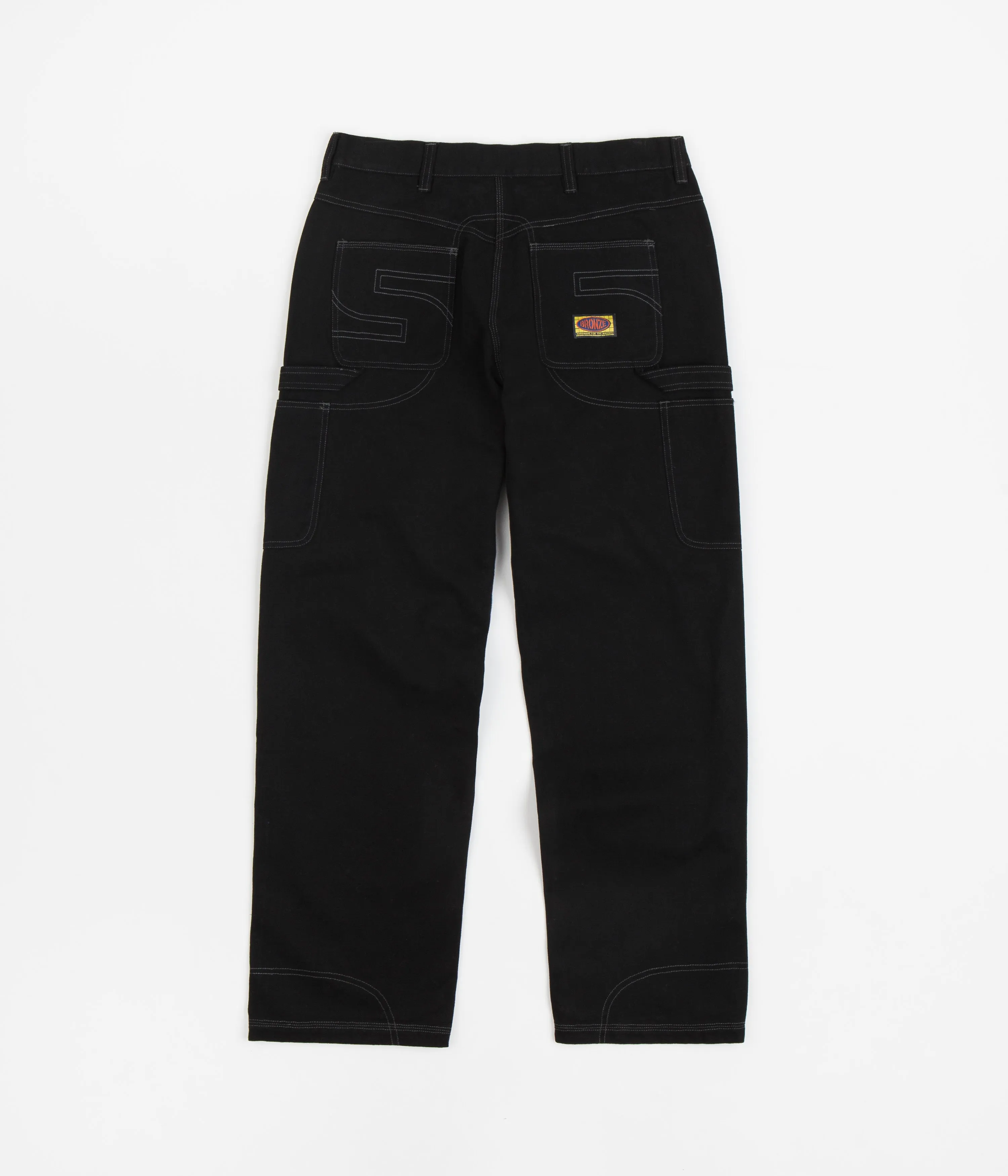 Bronze 56K 56 Duck Canvas Pants - Black