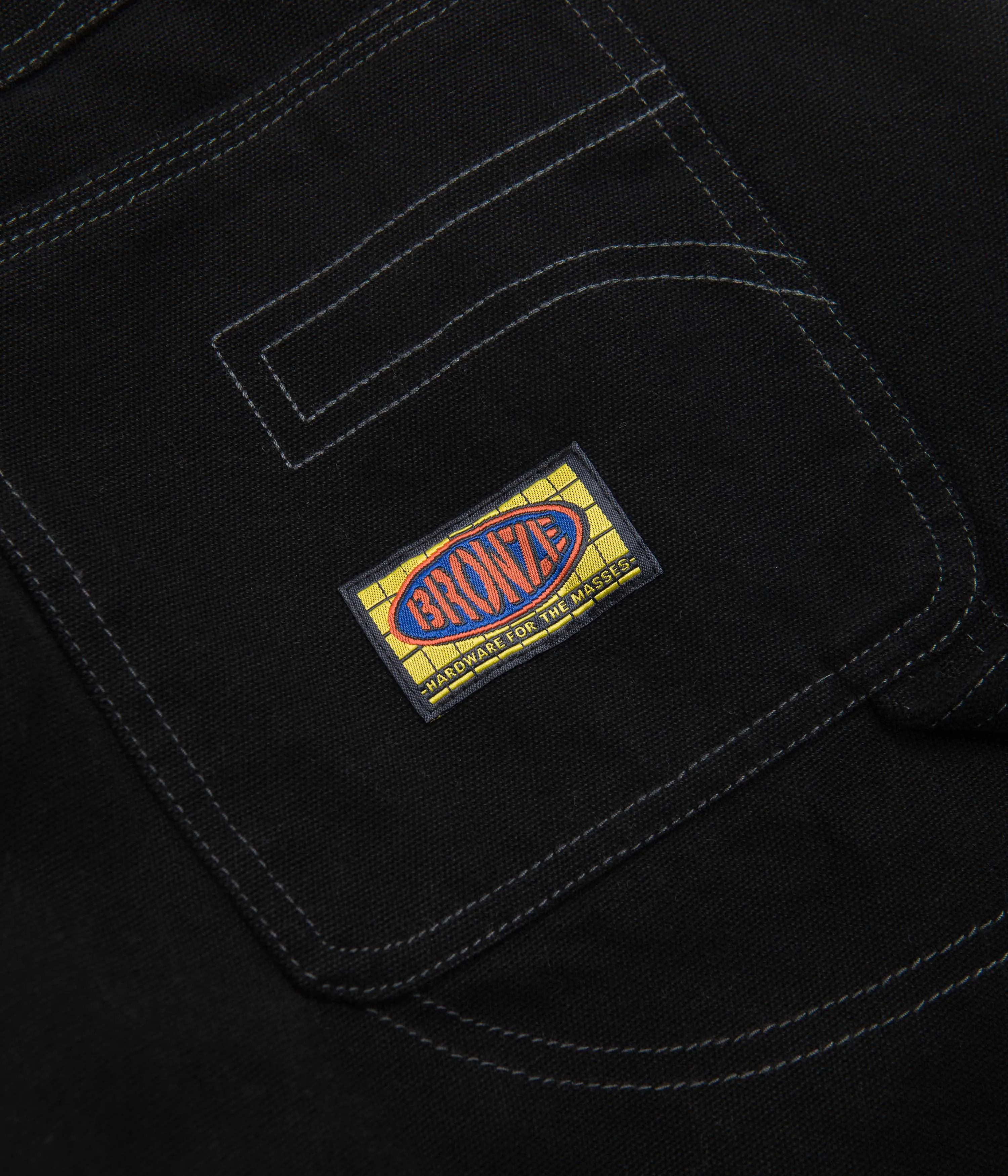 Bronze 56K 56 Duck Canvas Pants - Black