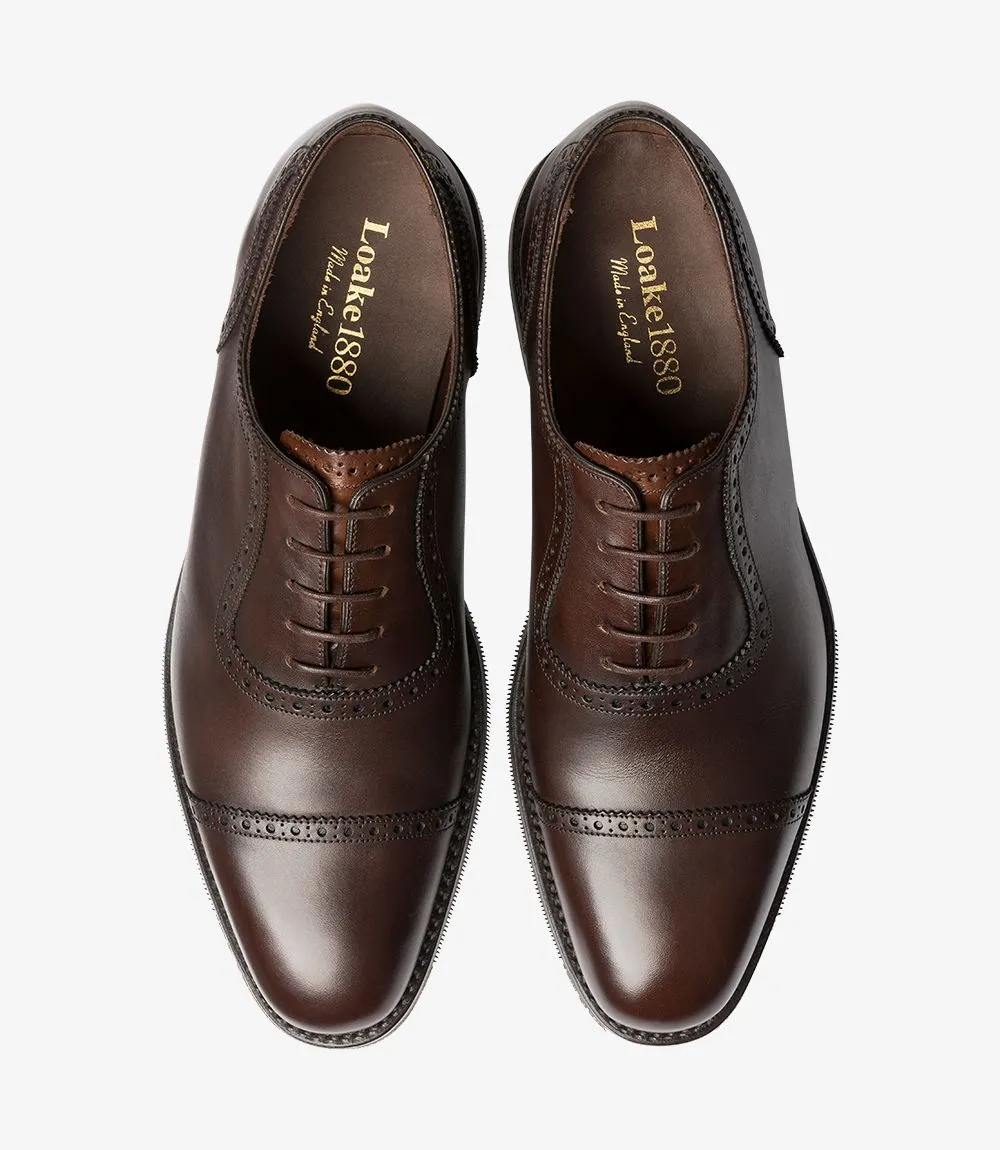 Brown Calf Leather Oxford