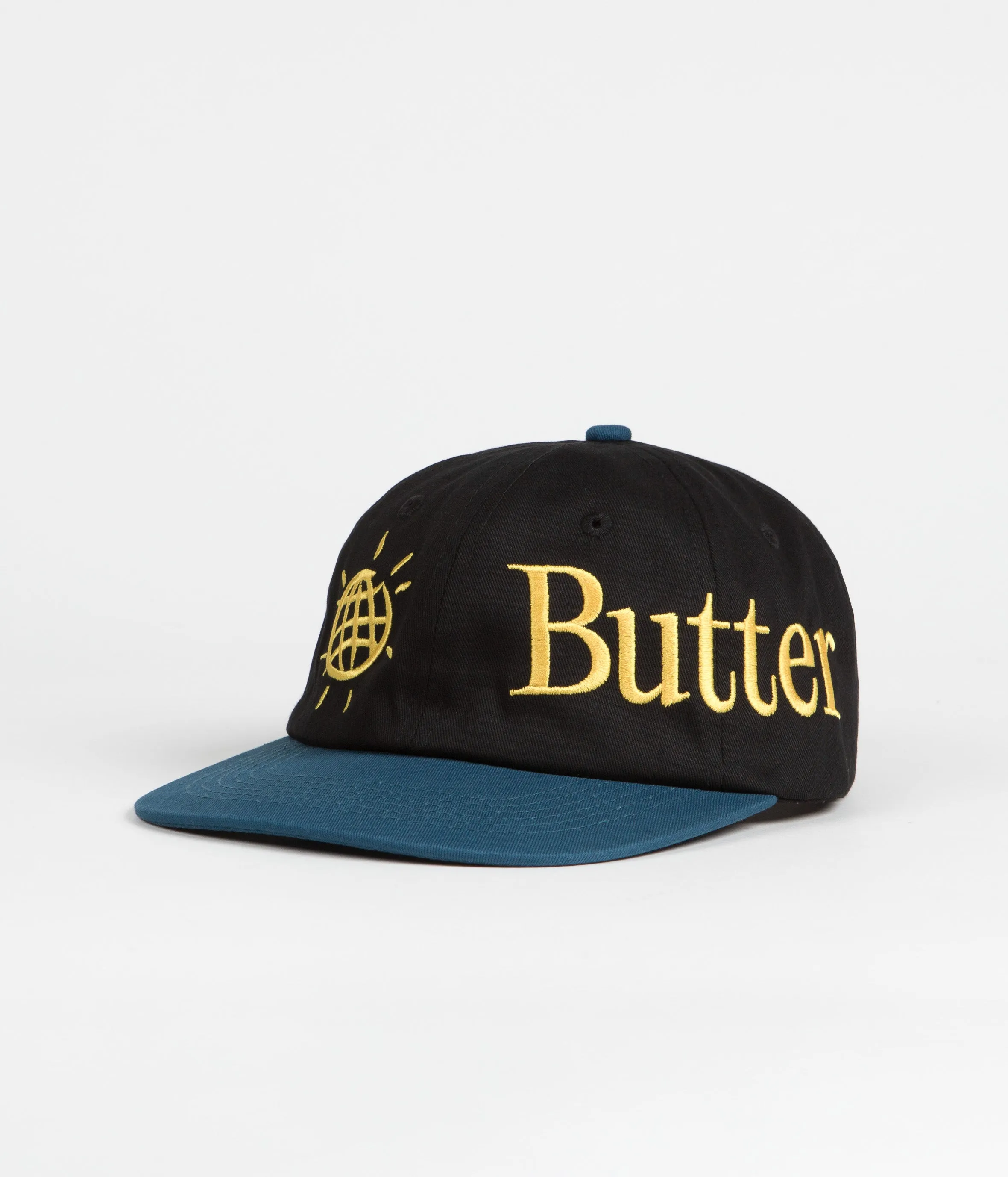 Butter Goods Discovery Cap - Black / Dark Teal