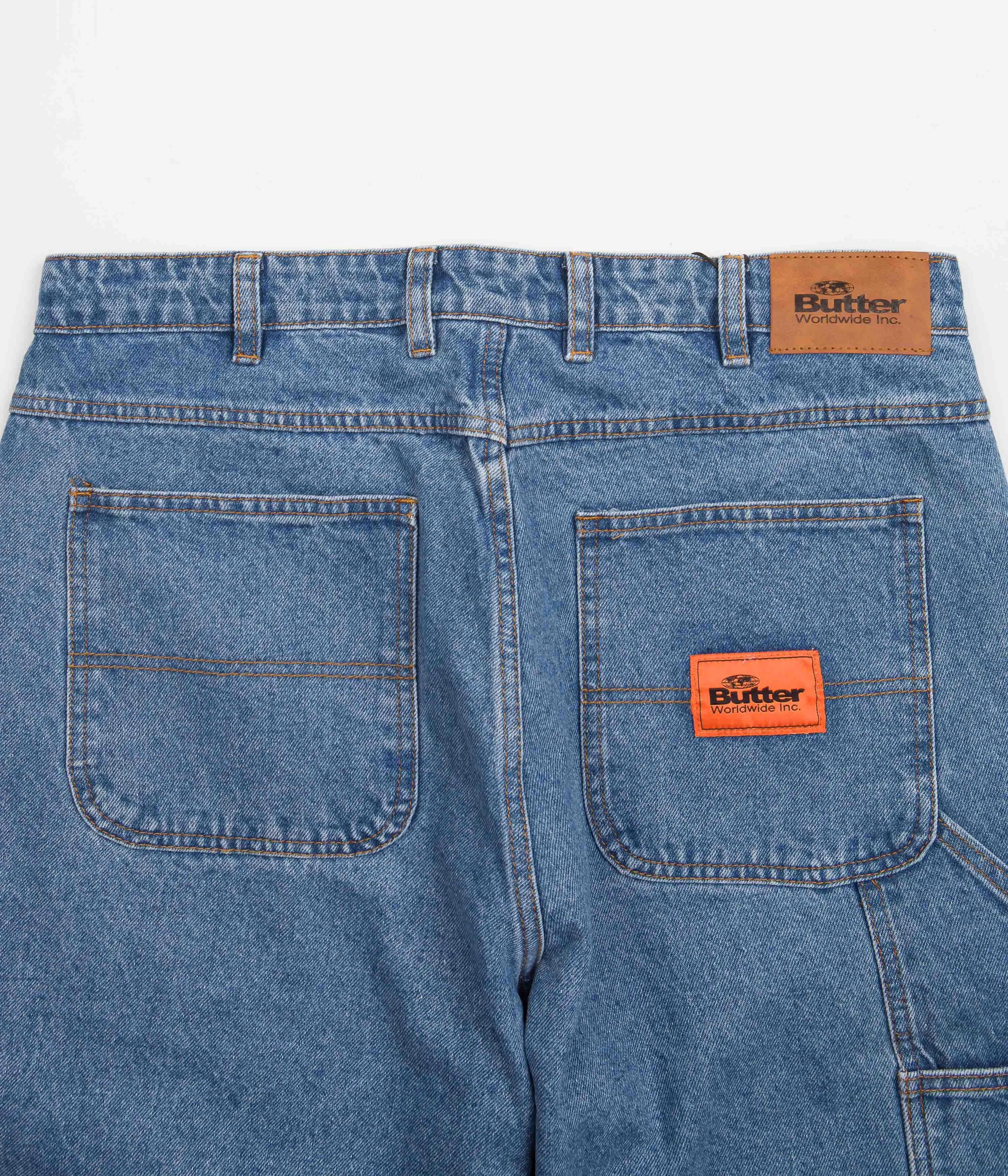 Butter Goods Santosuosso Jeans - Washed Indigo / Blue