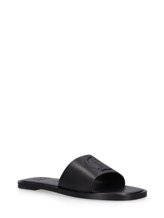 Christian Louboutin   10mm CL leather mule flats 