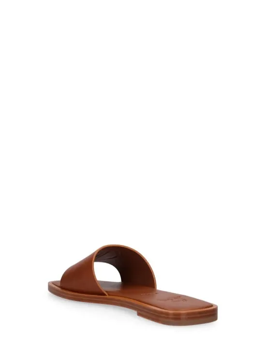 Christian Louboutin   10mm CL leather mule flats 