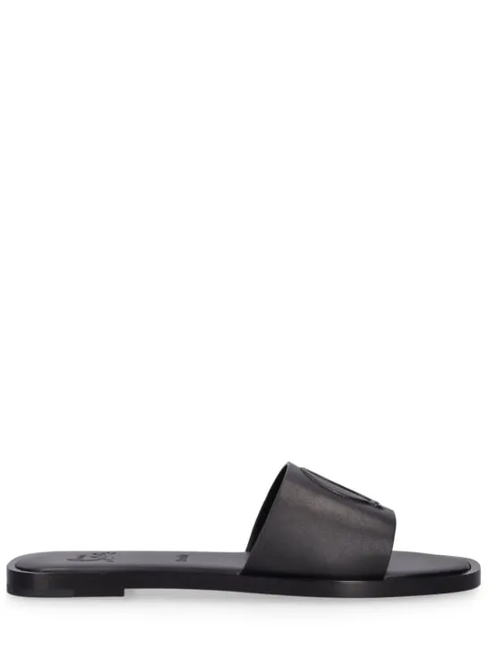 Christian Louboutin   10mm CL leather mule flats 
