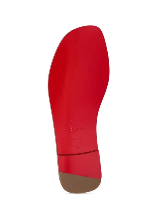 Christian Louboutin   10mm CL leather mule flats 