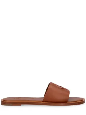 Christian Louboutin   10mm CL leather mule flats 