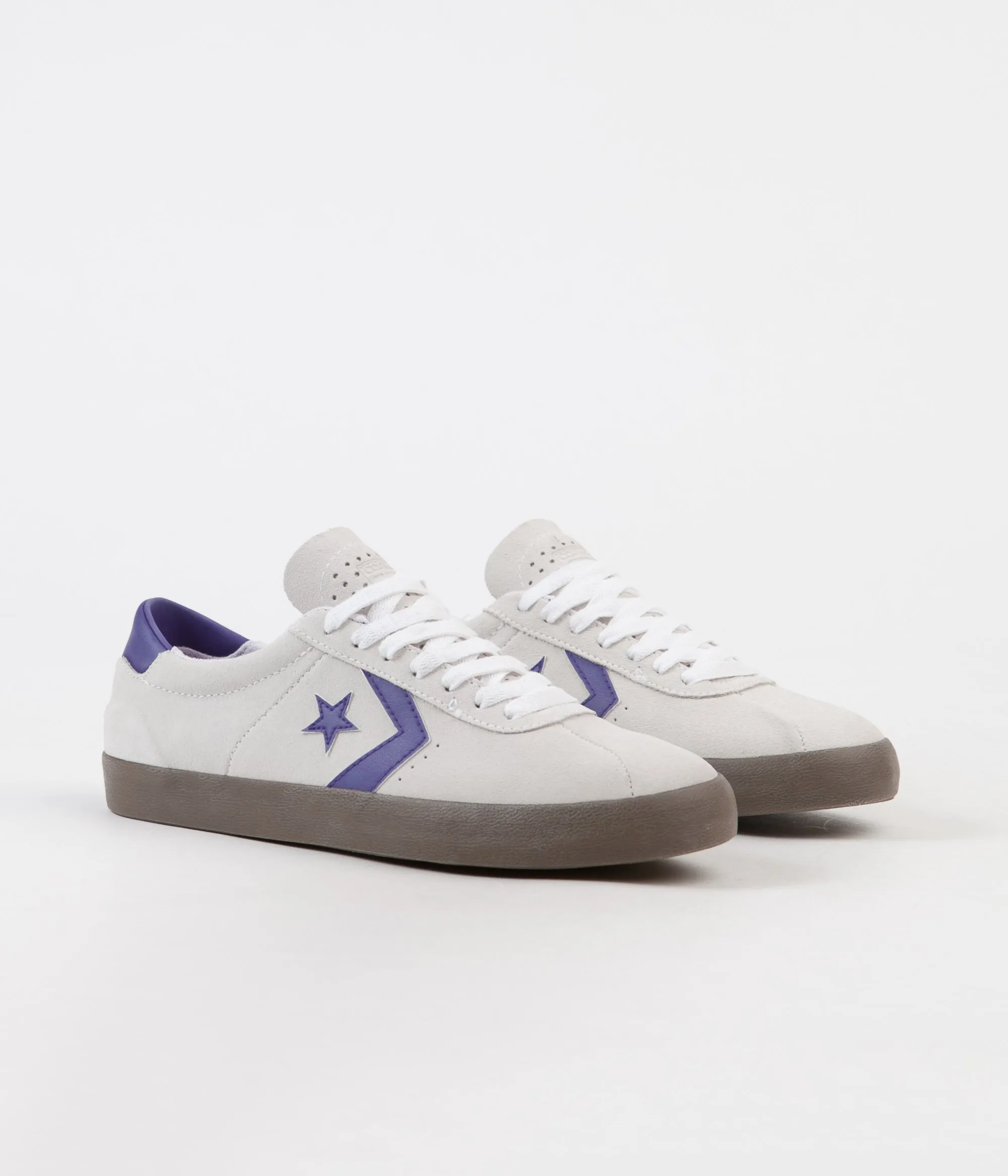 Converse Breakpoint Pro Ox Shoes - White / Court Purple / Gum