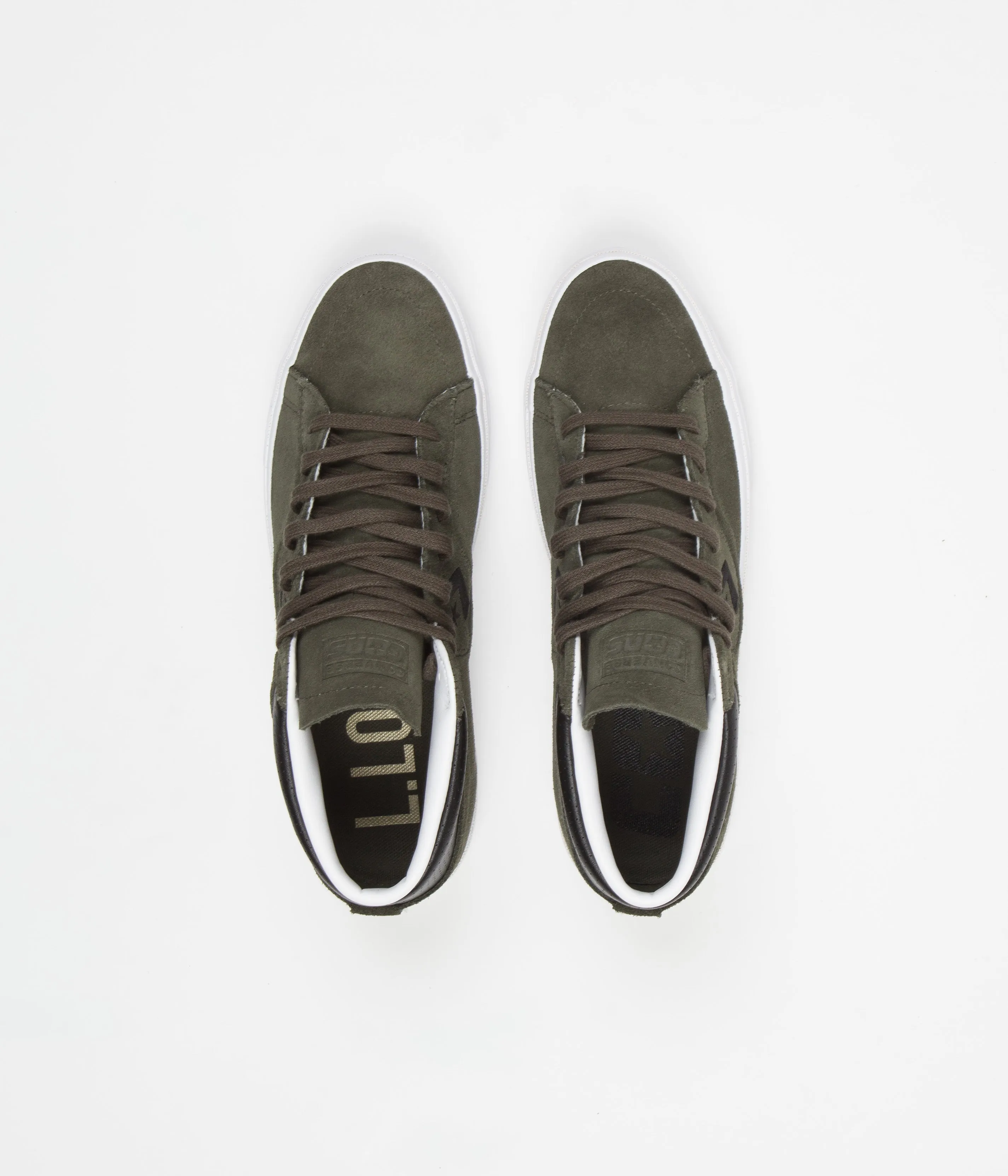 Converse Louie Lopez Pro Mid Shoes - Cargo Khaki / Black / White