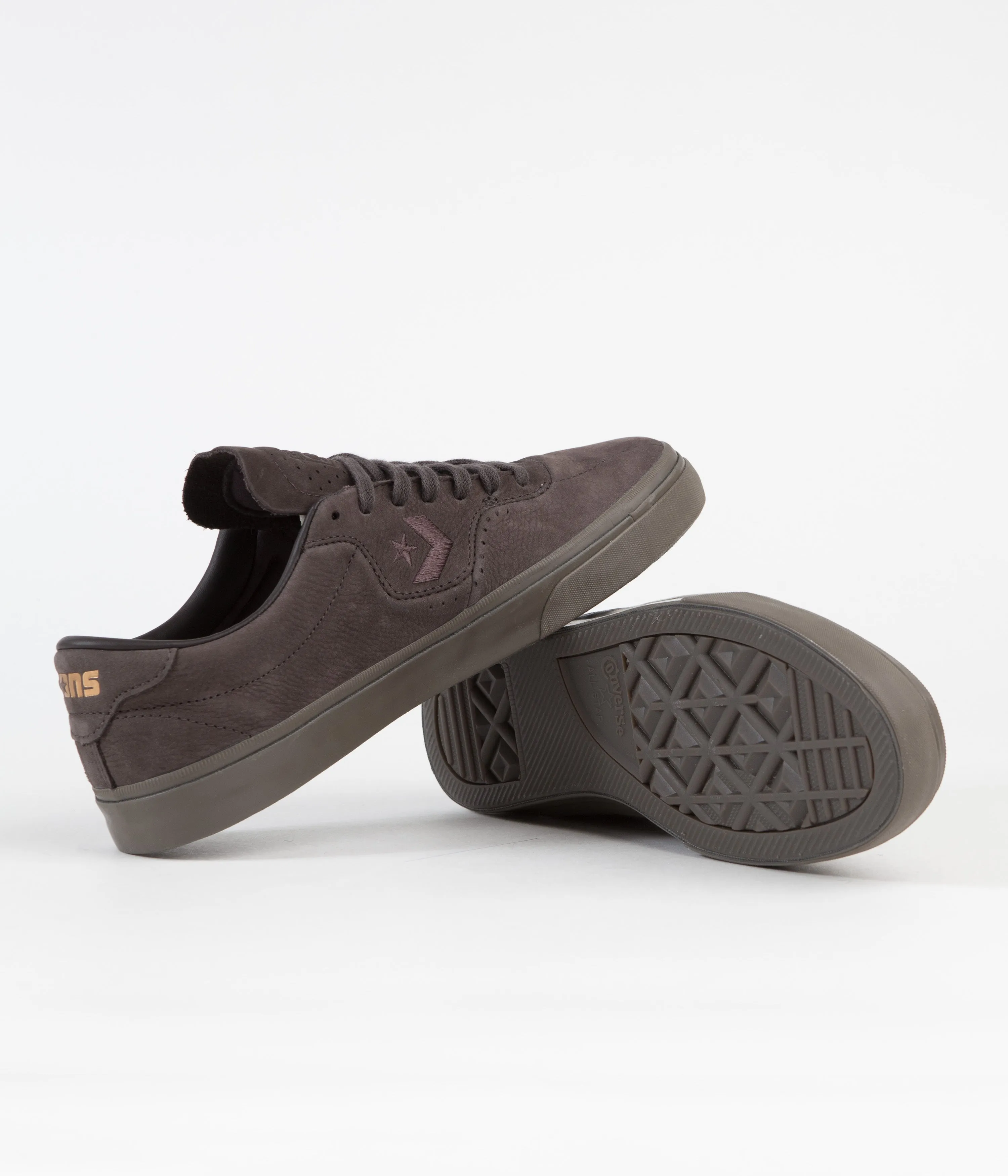 Converse Louie Lopez Pro Ox Shoes - Coffee Nut / Black / Gum Brown