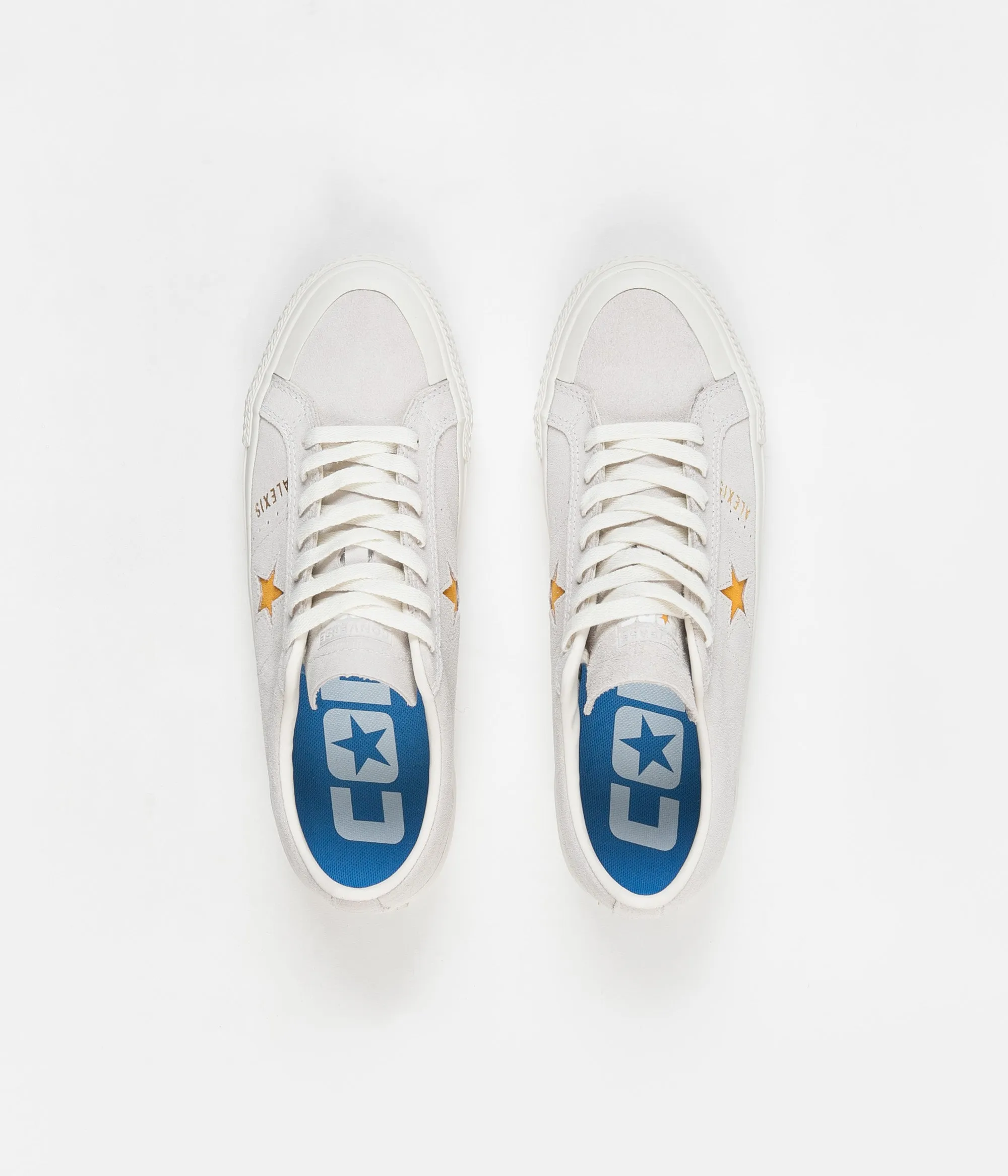 Converse One Star Pro Ox Alexis Sablone Shoes - White / Coast / University Gold