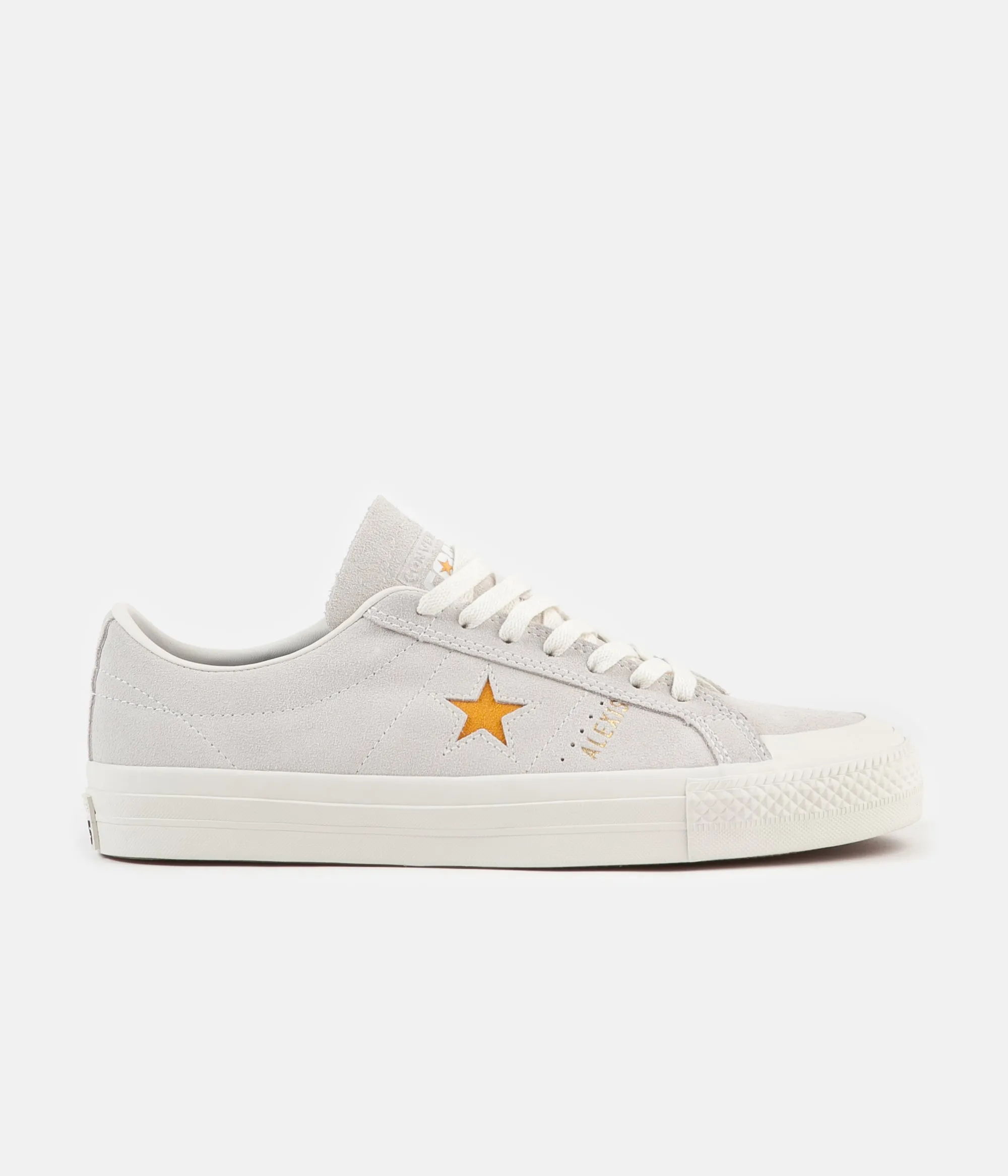 Converse One Star Pro Ox Alexis Sablone Shoes - White / Coast / University Gold