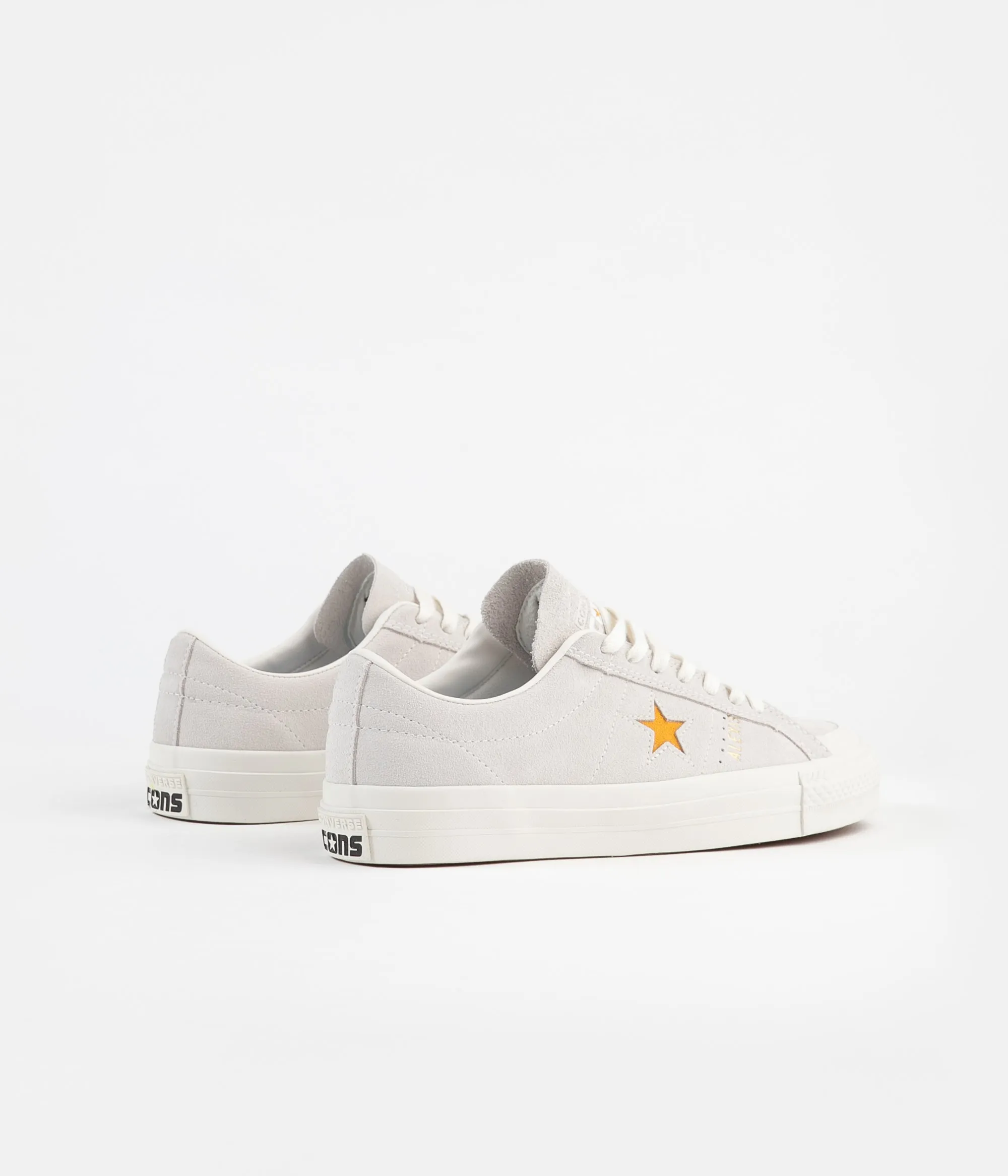 Converse One Star Pro Ox Alexis Sablone Shoes - White / Coast / University Gold