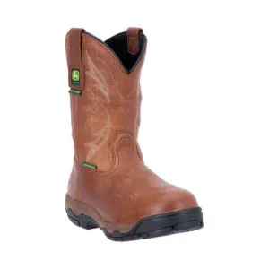 'Dan Post' Men's 11" Pull On Met Guard EH WP Alloy Toe - Brown