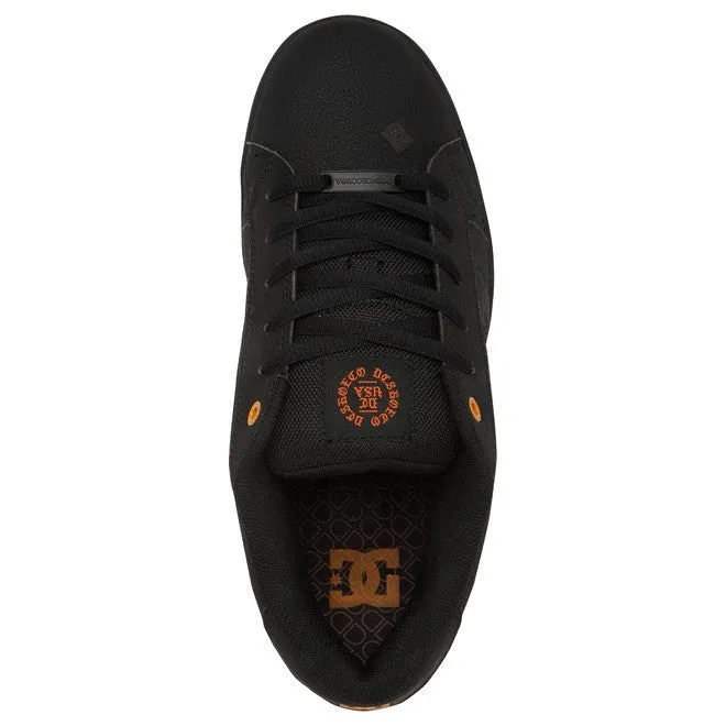 DC MENS NET LE - BLACK/BLACK/ORANGE