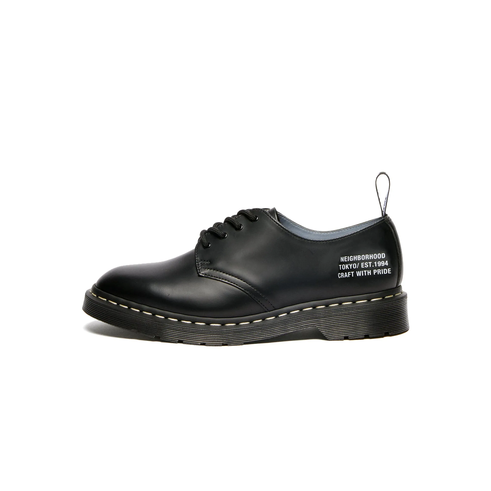 Dr. Martens x Neighborhood Mens Smiths Black Smooth Shoes